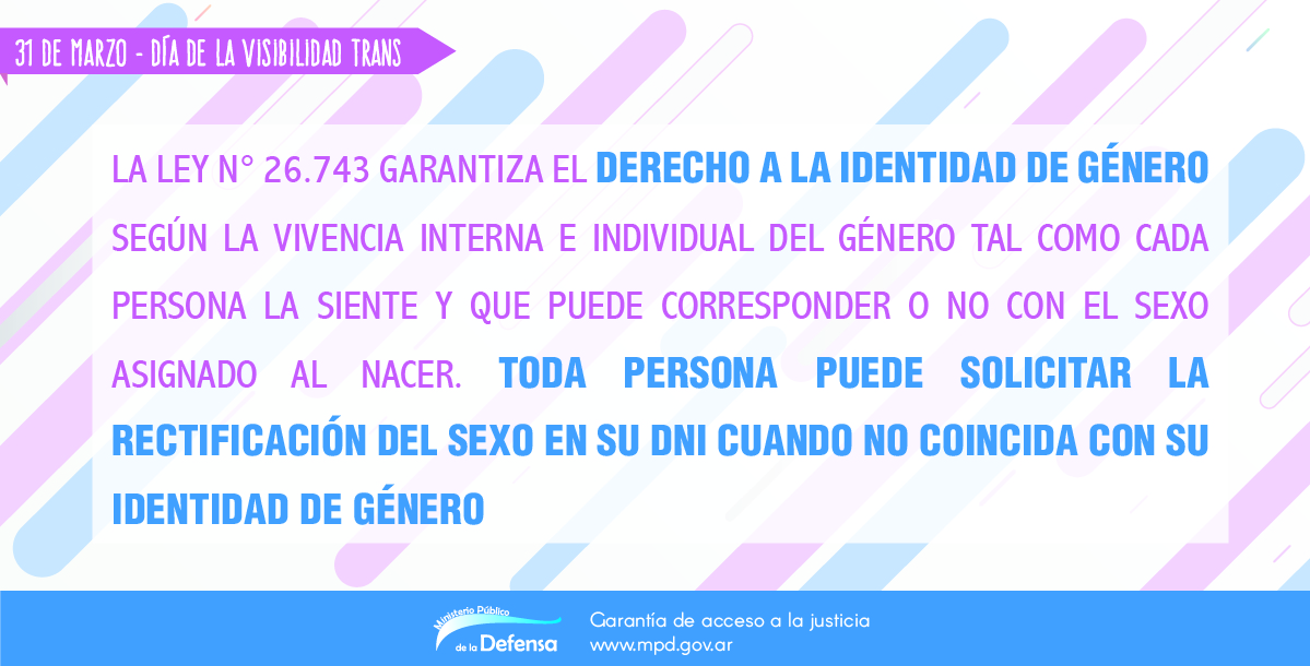 31 de marzo -  Día de la Visibilidad Trans